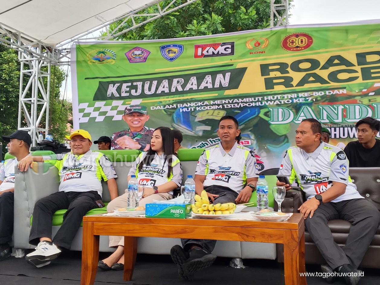 Ketua DPRD Pohuwato Apresiasi Event Road Race Dandim 1313/Pohuwato Cup Championship 2025.