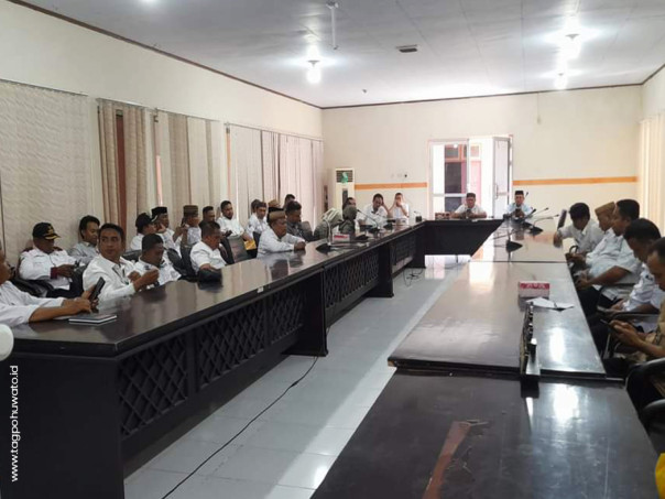 Suasana Rapat Dengar Pendapat Apdesi Bersama DPRD Pohuwato.